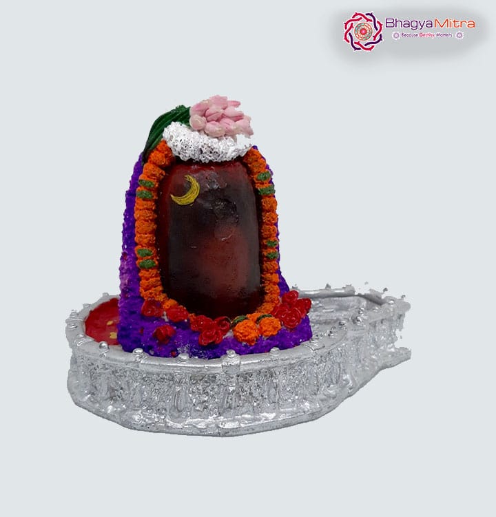 Shri Mahakal Flower Shringar Idol